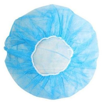 Papel não tecido Capuz redondo descartável 10GSM 18&quot; 19&quot; 21&quot; 24&quot; polegadas Branco Azul Verde Rosa Vermelho Roxo Laranja 100 Por Saco 1000 Por Cartão
