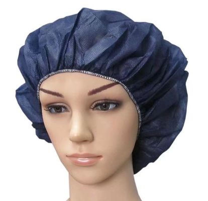 Papel não tecido Capuz redondo descartável 10GSM 18&quot; 19&quot; 21&quot; 24&quot; polegadas Branco Azul Verde Rosa Vermelho Roxo Laranja 100 Por Saco 1000 Por Cartão