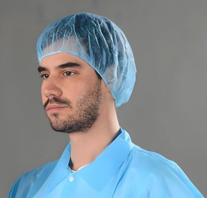 PP Strip Bouffant Hairnet Clip Mob Cap com várias cores e tamanhos 3 anos de validade