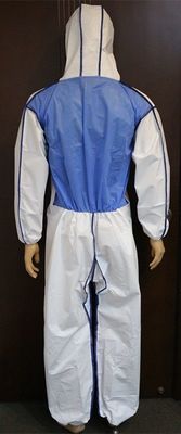 Tipo 4 Roupas de segurança descartáveis com caixa traseira SMS Disponível e opcional