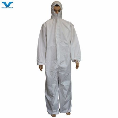 Tipo 5 6 Camisola de uso descartável de categoria 3 para remoção de amianto sem máscara facial