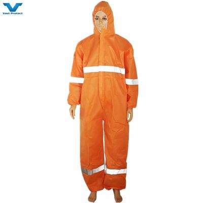 Tipo 5 6 Camisola de uso descartável de categoria 3 para remoção de amianto sem máscara facial