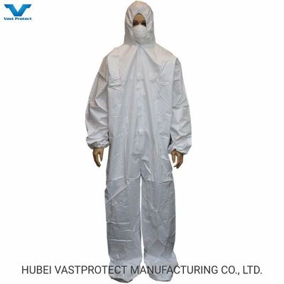 VPT621-2 CE Categoria 3 Tipo 5 6 Camisola antiestática descartável micropórmico com cobertura de botas