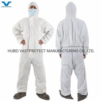 Capa de segurança industrial descartável com cobertura de bota cinza antiderrapante e personalizável
