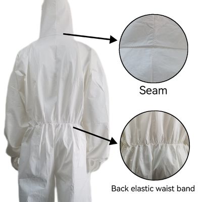 Tipo CE5/6 En1149 Trajes anti-espalhamento impermeáveis Mircoporosos para isolamento protetor