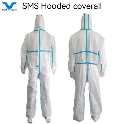 175*140cm Isolamento de protecção descartável SMS Cobertura não tecida com costura com fita térmica