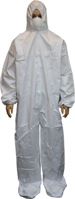 DuPont Tyvek Pintura branca descartável Hazmat Tychemico Trabalho de cobertor Quentador Traje de segurança de trabalho com colarinho de capuz