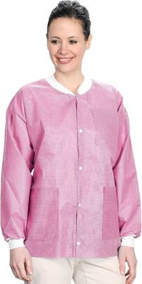 Jaquetas descartáveis de laboratório casaco 32" comprimento de quadril longa vestidos de trabalho roupas S-2XL amostra grátis