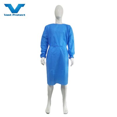 Três AAMI Nível1/2/3 Vestido de isolamento descartável Vestido cirúrgico não estéril respirável