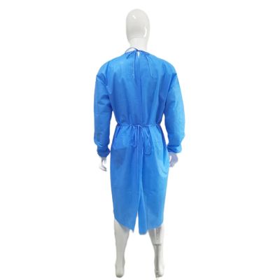 Inventário adequado Vestido de isolamento não tecido Vestido antiestático macio com algemas de malha