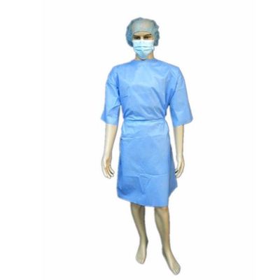 Vestido de isolamento descartável reforçado por SMS profissional para protecção médica cirúrgica