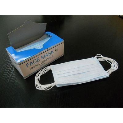 Flat Bfe 90 95 99 Earloop protetor PP 3ply não tecido Mascara de rosto descartável preto branco