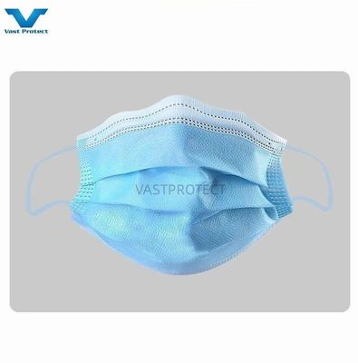 En14683 3ply respirável Earloop Adultos Máscara facial personalizada para Blue Age Adultos
