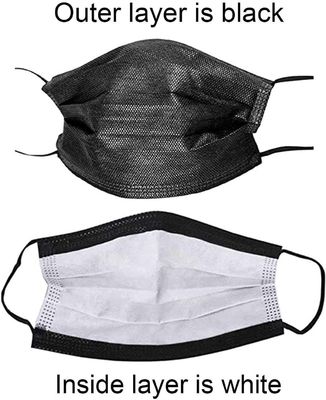 Máscara facial descartável personalizada de cores 3 Ply Produtos médicos com loop de orelha elástico