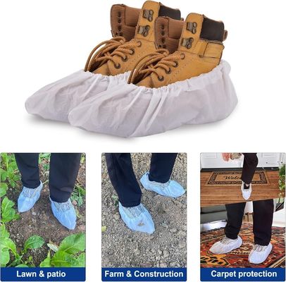 17*40cm Tamanho à prova de poeira Antiderrapante Botas descartáveis Protector Cover para proteção