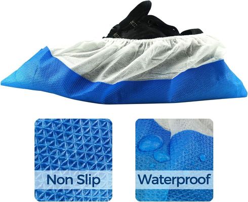 Capa de calçado descartável V206 gramas 2-30 g Calçado de protecção não tecido PP CPE PE PVC
