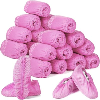 18*41cm Estilo elástico Copos de calçado descartáveis não tecidos de PP/PE/CPE para suprimentos dentários