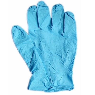 100% Nitril puro Azul Preto Luvas de exame descartáveis Sem pó para limpeza doméstica