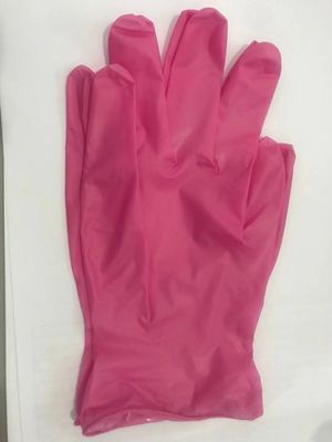 Luvas de exame descartáveis não estéreis, sem pó, de comprimento 240 mm, misturadas com nitril-vinil