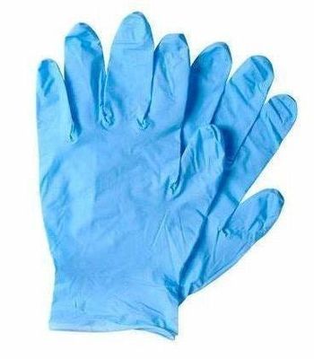 En420 Luvas normalizadas de nitril preto-azul-púrpura para exame médico e uso doméstico