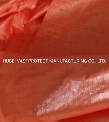 12ft x 100ft Double Orange PE Poly Tarps Roll Personalização e peso em gramas 20-260GSM