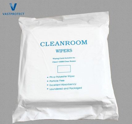 Lint Free 9 * 9 polegadas Poliéster Microfibra limpadores de sala de limpeza para lentes ópticas à prova d' água