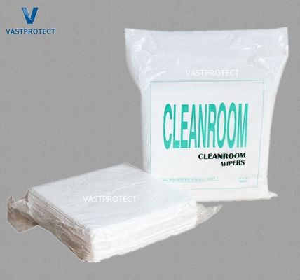 Microfibra Limpador de Sala Limpa 9 * 9 polegadas para limpeza de tela Lint livre 100% Poliéster